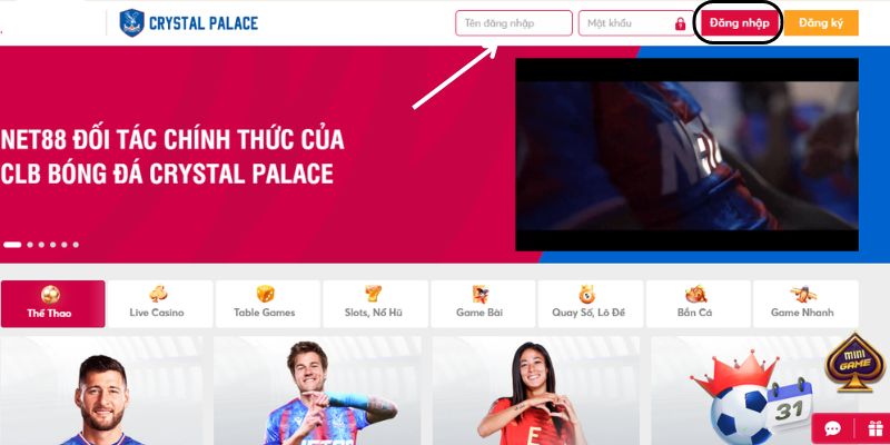 Điền đúng thông tin khi thực hiện Net88 login