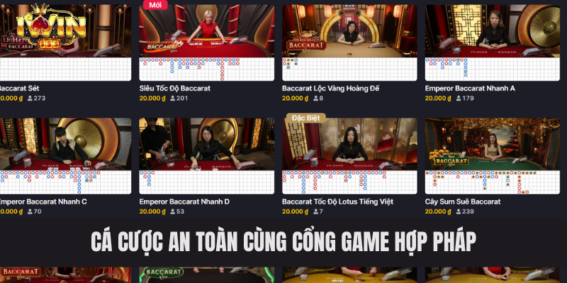 Cá cược an toàn cùng cổng game hợp pháp