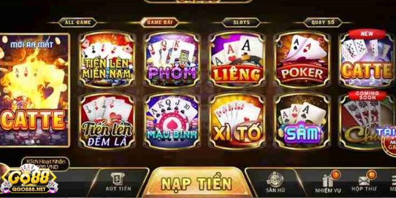 Các thể loại game casino